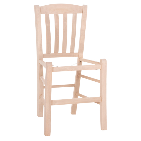 Scaune - CHAIR MONTE HM5588.02 BEECH WOOD IMPREGNATED-UNPAINTED 40x41x87Hcm.FRAME ONLY