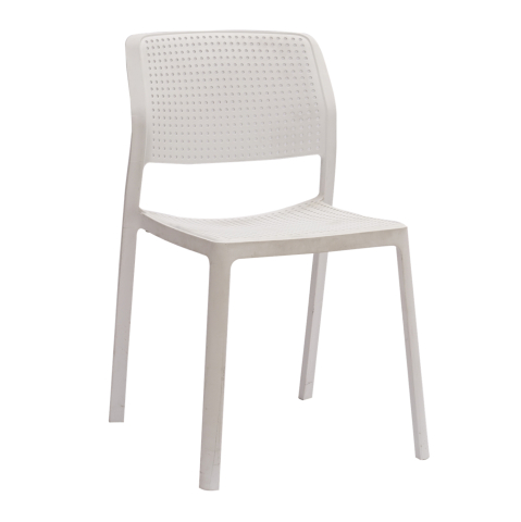 Scaune - Fotolii - CHAIR OUTDOOR COMFEE HM6101.01 POLYPROPYLENE IN WHITE 41x57x82H cm.
