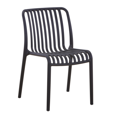 Scaune - Fotolii - CHAIR OUTDOOR CONVEE HM6104.02 POLYPROPYLENE IN BLACK 48x56x79Hcm.