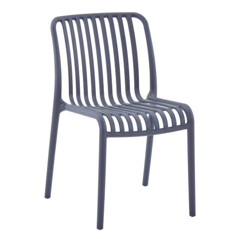 Scaune - Fotolii - CHAIR OUTDOOR CONVEE HM6104.03 POLYPROPYLENE IN GREY 48x56x79Hcm.