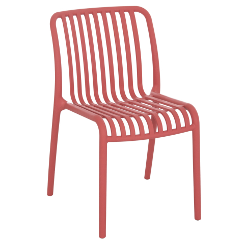 Scaune - Fotolii - CHAIR OUTDOOR CONVEE HM6104.05 POLYPROPYLENE IN RED 48x56x79Hcm.