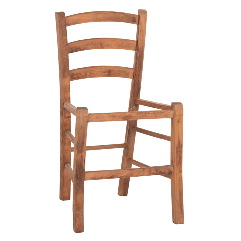 Scaune - CHAIR PAROS HM5585.01 BEECH WOOD IMPREGNATED IN WALNUT COLOR 40x41x87Hcm.FRAME ONLY