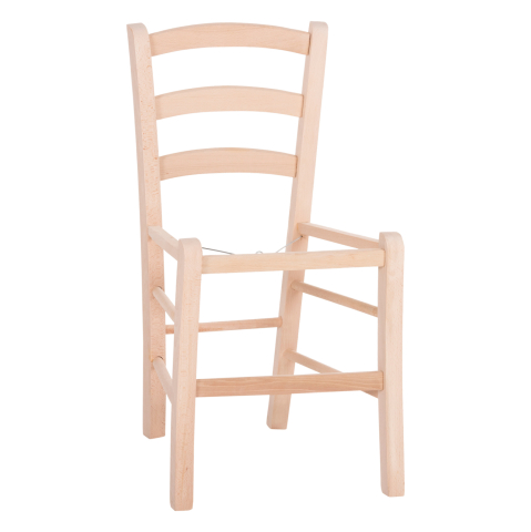 Scaune - CHAIR PAROS HM5585.02 BEECH WOOD IMPREGNATED-NOT PAINTED 40x41x87Hcm.FRAME ONLY