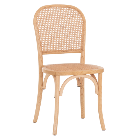Interior - CHAIR SLOAN PROFESSIONAL BEECH WOOD PERFORATED BACKREST HM8915.21 NATURAL 45x48x88Hcm.