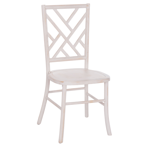 Interior - CHAIR TOON WOOD IN WHITEWASH AND PLYWOOD SEAT 44.5x48x96Ηcm.ΗΜ9410.05