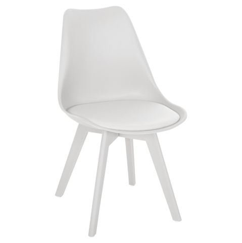 Fotolii - Chair Vegas HM0033.31 POLYPROPYLENE-PU-WHITE 47,5x55x82 cm
