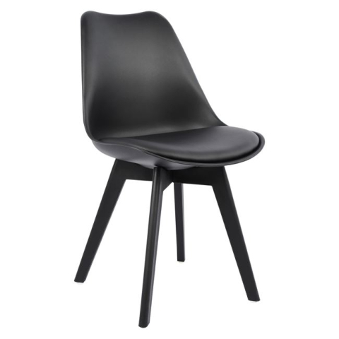 Fotolii - Chair Vegas HM0033.32 POLYPROPYLENE-PU-BLACK 47,5x55x82 cm