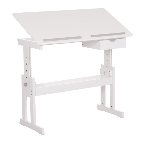 Birouri - CHILDREN'S DRAWING DESK ASCENT HM18289 MDF IN WHITE 109x55x87.5Hcm.