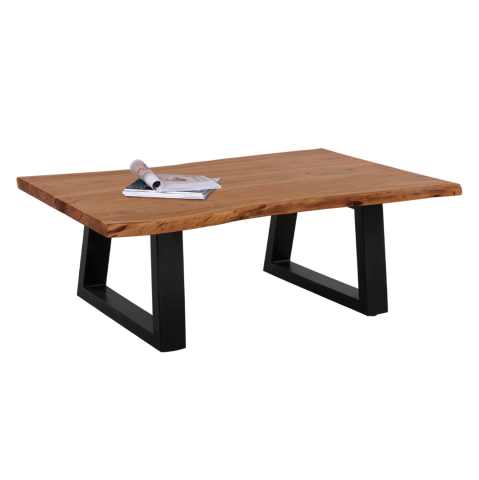 Masute de cafea - Coffee Table ΜΟΝΤΑΝΑ ΗΜ8166.11 Solid Acacia Wood-Natural 115x63x40cm