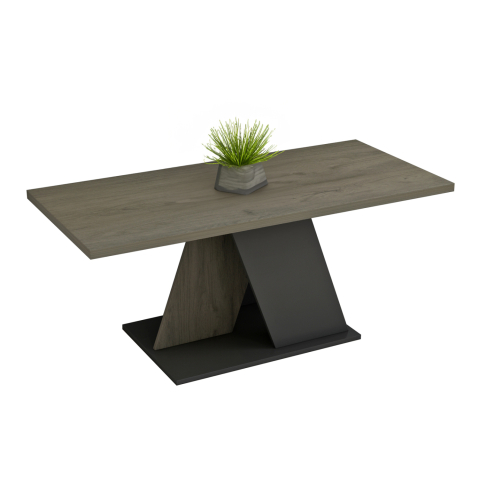Masute de cafea - COFFEE TABLE DILE HM9528.01 MELAMINE IN SONAMA-GREY 110x55x47Hcm.