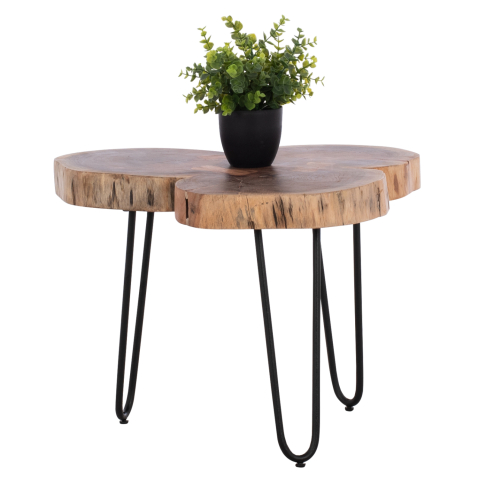 Interior - Coffee Table Oslo HM8211.11 solid acacia 57X57X40H