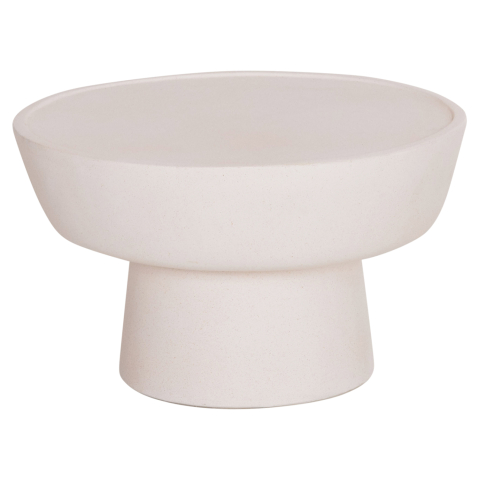Interior - COFFEE TABLE PIRSON HM18155.02 FIBER CEMENT IN WHITE--Φ60x36Hcm.