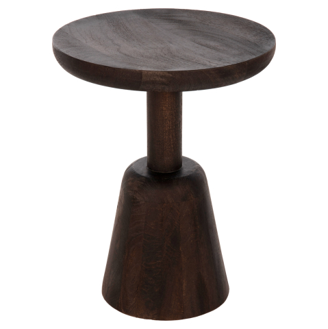 Masute de cafea - COFFEE TABLE ROUND CRABB HM9701 SOLID MANGO WOOD Φ40x49.5Hcm.