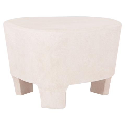 Interior - COFFEE TABLE SERIES SANTORINI HM18053 MDF IN OFF-WHITE COLOR 54x61x40.5Hcm.
