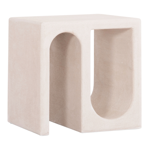 Interior - COFFEE TABLE SERIES SANTORINI HM18070 MDF IN OFF-WHITE COLOR 48x38x48,5Hcm.