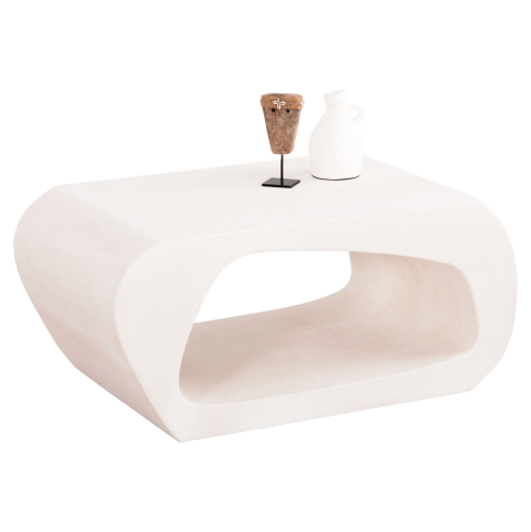 Interior - COFFEE TABLE SERIES SANTORINI HM18071 MDF IN OFF-WHITE COLOR 100x60x45Hcm.