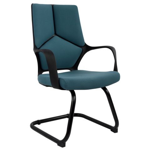 Scaune de birou - Conference chair HM0168.06 Black/Blue 63,5x59x94,5 cm