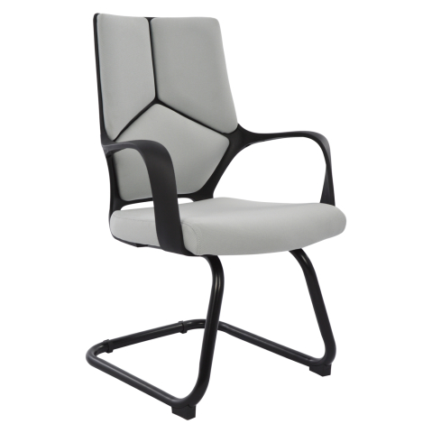 Scaune de birou - Conference chair HM1074.21 Grey and Black frame 64x60x94,5 cm