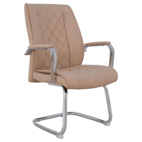 Scaune de birou - Conference chair HM1105.07 Cream color 62x70x101cm
