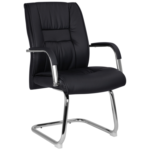 Scaune de birou - Conference chair HM1107.01 Black color 58x72x98cm