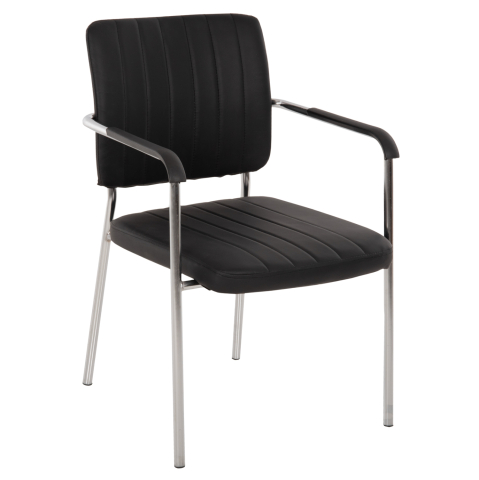 Scaune de birou - Conference chair with arms HM1070.01 Black 56,5x59x85 cm