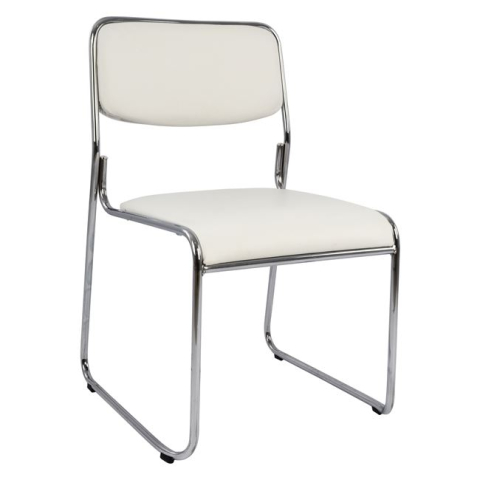 Scaune de birou - Conference office chair HM1019.02 White color 48,5x51,5x77 cm