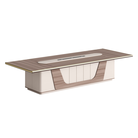 Birouri - CONFERENCE TABLE SUPERON HM2145 MELAMINE IN NATURAL-BEIGE 360x140x76Hcm.
