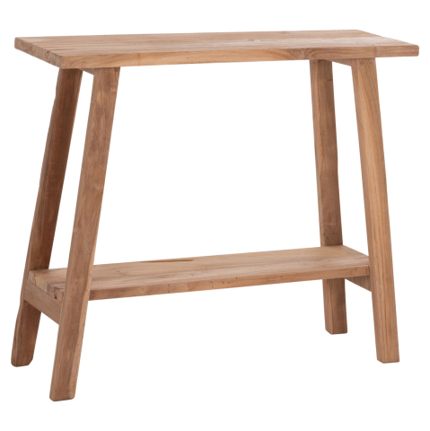 Bufete - CONSOLE TALIBER HM18256 TEAK WOOD IN NATURAL COLOR 90x30x77Hcm.