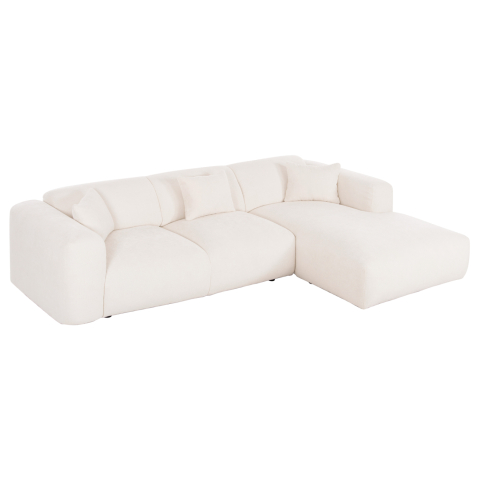 Canapele de colt - CORNER SOFA BRICKEN HM3275.02R WHITE FABRIC 110-282x98-160x72Hcm.