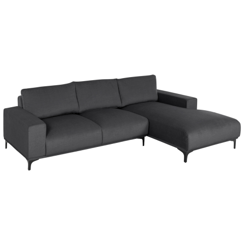 Canapele de colt - CORNER SOFA (RIGHT) NOA HM3278.02R ANTHRACITE FABRIC 288x90-157x67-80Hcm.