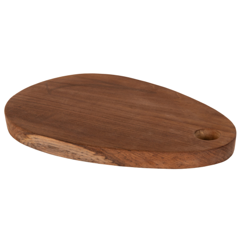 Electrocasnice - CUTTING BOARD FOR THE KITCHEN HM4288 TEAK WOOD IN NATURAL-WITH HANGING HOLE 20,5x30,5x2Hcm.