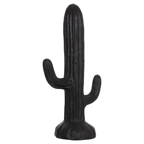 Decoratiuni - DECORATIVE FLOOR STANDING CACTUS HM4386.01M PLASTER IN BLACK 54x34x103Hcm.