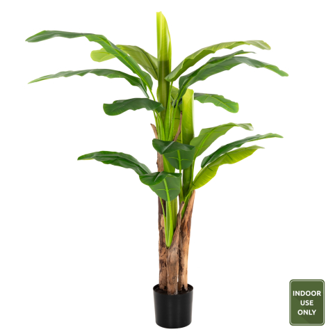 Decoratiuni - DECORATIVE SYNTHETIC PLANT HM7977 BANΑΝΑ TREE IN POT 150H cm.