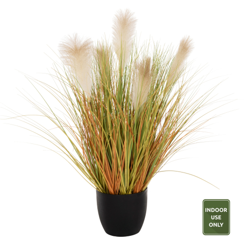 Flori - Plante - DECORATIVE SYNTHETIC PLANT IN POT HM4010 PHRAGMITES AUSTRALIS Φ24x18-91Hcm.