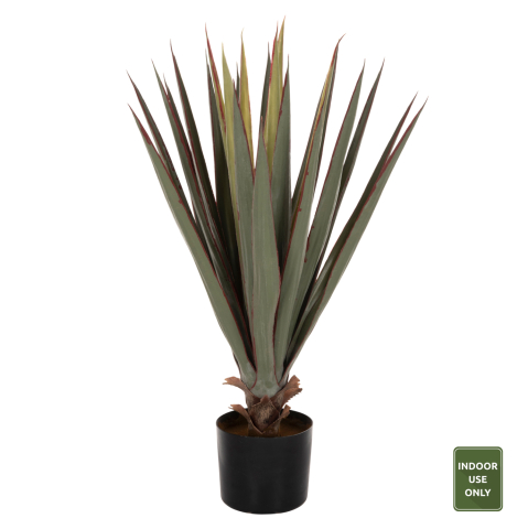 Flori - Plante - DECORATIVE SYNTHETIC PLANT IN POT HM7985 SISAL AGAVE Φ13,5x13-76Hcm.