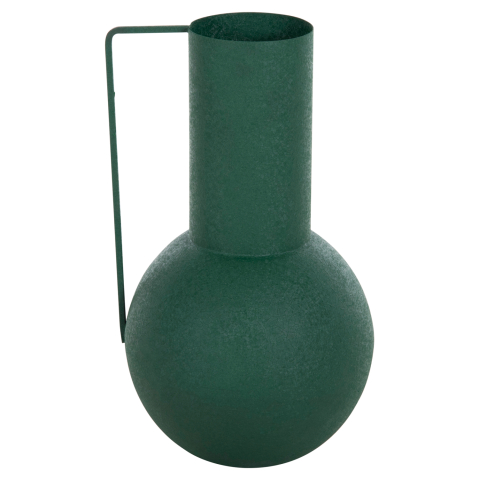 Vaze de podea - DECORATIVE VASE FLAGON HM4260.03 METAL IN GREEN Φ26x45Hcm.
