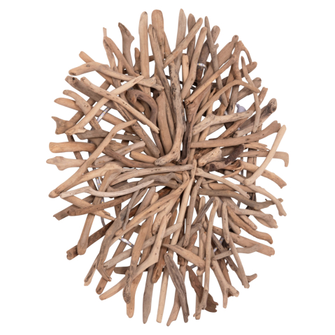 Decoratiuni de perete - DECORATIVE WALL SCONCE DREAMER HM4422 DRIFTWOOD WITH LED STRIP Φ90x7(thickness)cm.