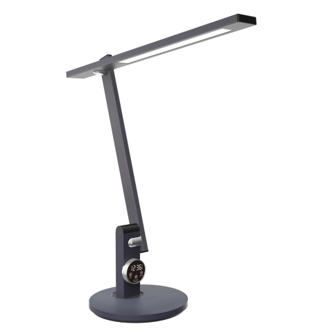 Iluminat - DESK LAMP LED BLAIN PRO HM4445.07 METALLIC GREY COLOR Φ19x49,9Hcm.