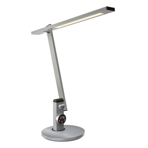 Iluminat - DESK LAMP LED BLAIN PRO HM4445.08 BRUSHED SILVER COLOR Φ19x49,9Hcm.