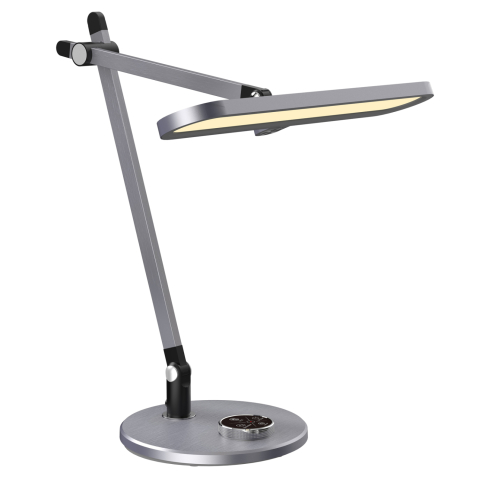 Lampi de birou - DESK LAMP LED BLAIN PRO HM4446.07 ABS BASE AND ALUMINUM ARMS IN GREY 57,5x53Hcm.