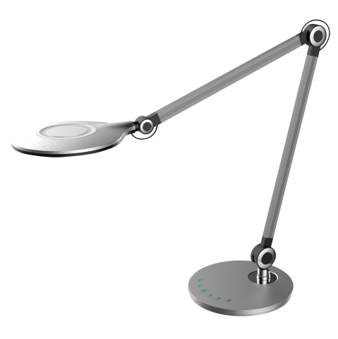 Iluminat - DESK LAMP LED BLAIN PRO HM4452.08 GREY-SILVER COLOR ABS 55,7x49,7Hcm.