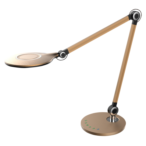Iluminat - DESK LAMP LED BLAIN PRO HM4452.09 GOLD COLOR ABS 55,7x49,7Hcm.