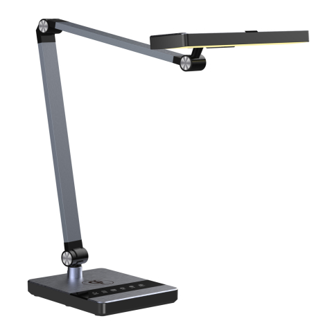 Lampi de birou - DESK LAMP LED BLAIN PRO HM4461.02 BRUSHED BLACK ABS 35x43,9Hcm.