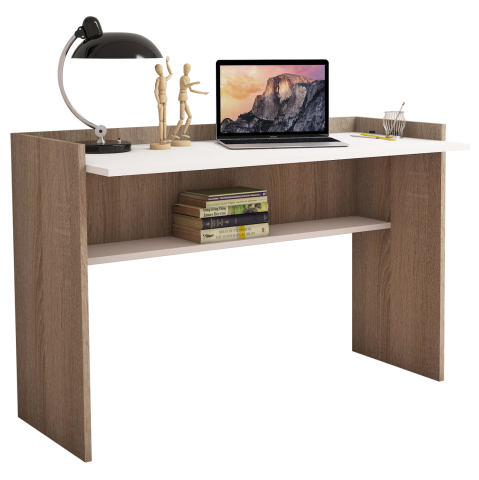 Birouri - DESK MELAMINE SONOMA WHITE 118x58x80Hcm.HM9227.12