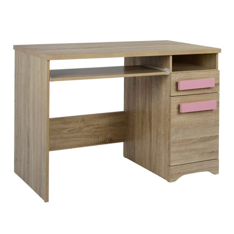 Camera copiilor - Desk Playroom Sonama-Pink Handles HM11154.02 110X55X76.5