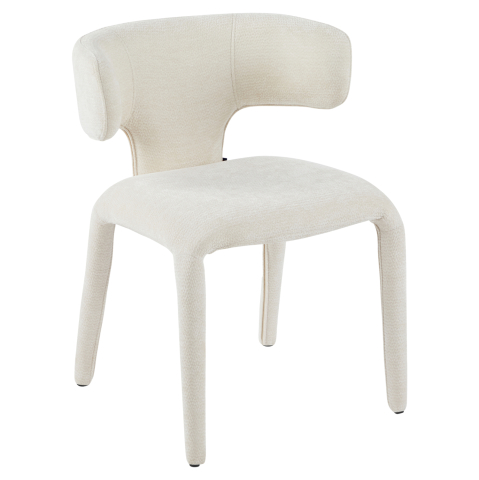 Interior - DINING ARMCHAIR BIEN HM18361.02 ECRU LINEN FABRIC 49.5x55.5x76Hcm.