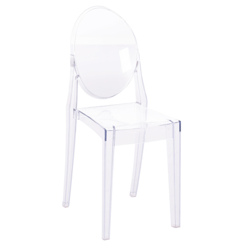 Fotolii - DINING CHAIR ACRYLIC ARAMIS HM0170 TRANSPARENT 34.5x50x90Hcm