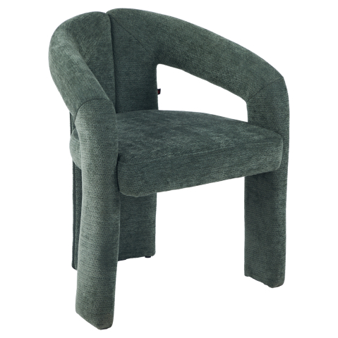 Interior - DINING CHAIR HM18362.04 GREEN LINEN FABRIC 64x50x76.5Hcm.