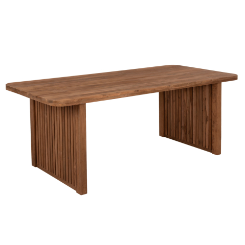 Interior - DINING TABLE BONTANG HM9641 RECYCLED TEAK IN NATURAL RUSTIC COLOR 200x90x76Hcm.