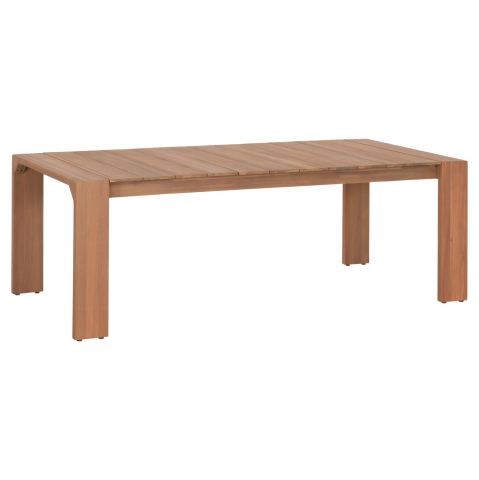 Mese - DINING TABLE FILEM HM6450 ACACIA WOOD IN LIGHT NATURAL WOOD 220x100x77Hcm.